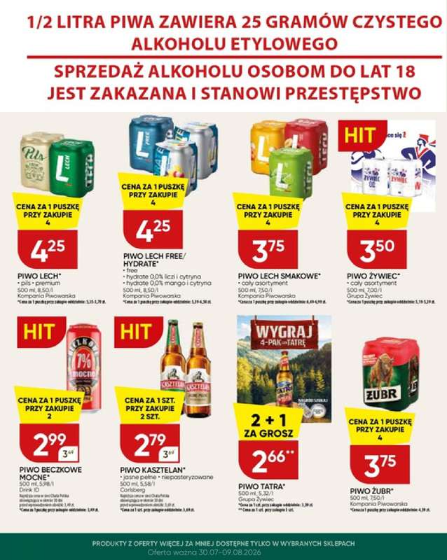 Chata Polska - gazetka promocyjna Więcej za mniej! 30.07-09.08  do niedzieli 09.08 - strona 4