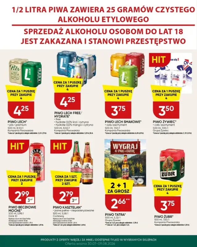 Chata Polska - gazetka promocyjna Więcej za mniej! 30.07-09.08  do niedzieli 09.08 - strona 4