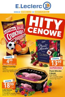 Leclerc - gazetka promocyjna Hity cenowe od czwartku 23.07 do poniedziałku 27.07