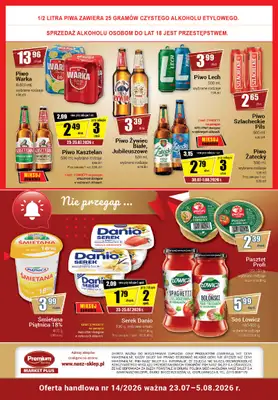 Premium Nasz Sklep - gazetka promocyjna Gazetka Premium Market Plus od czwartku 23.07 do środy 05.08 - strona 8