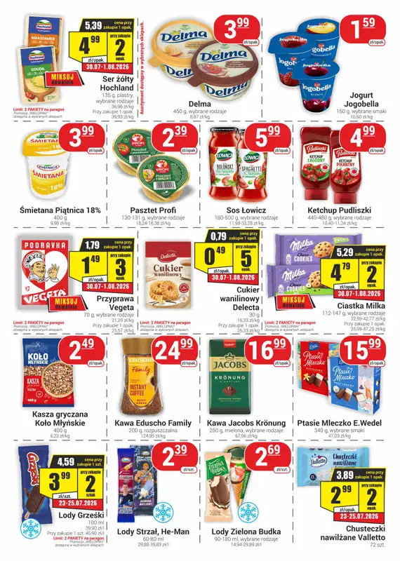 Delikatesy Sezam - gazetka promocyjna Gazetka od czwartku 23.07 do środy 05.08 - strona 3