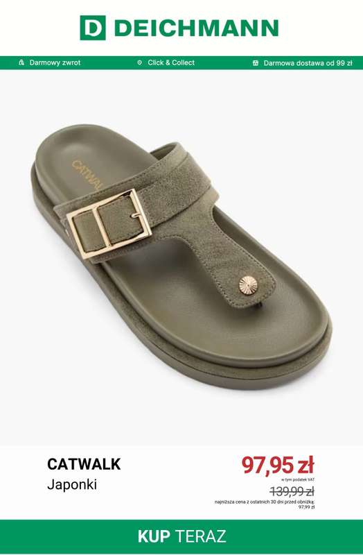 Deichmann - gazetka promocyjna Nowe modele na wyprzedaży do -50% od piątku 24.07  - strona 6