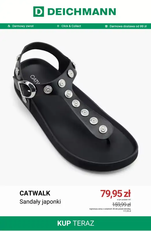 Deichmann - gazetka promocyjna Nowe modele na wyprzedaży do -50% od piątku 24.07  - strona 7