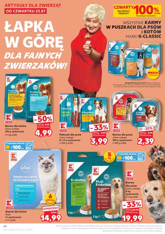 Kaufland - gazetka promocyjna Gazetka Tygodnia od czwartku 23.07 do środy 29.07 - strona 64