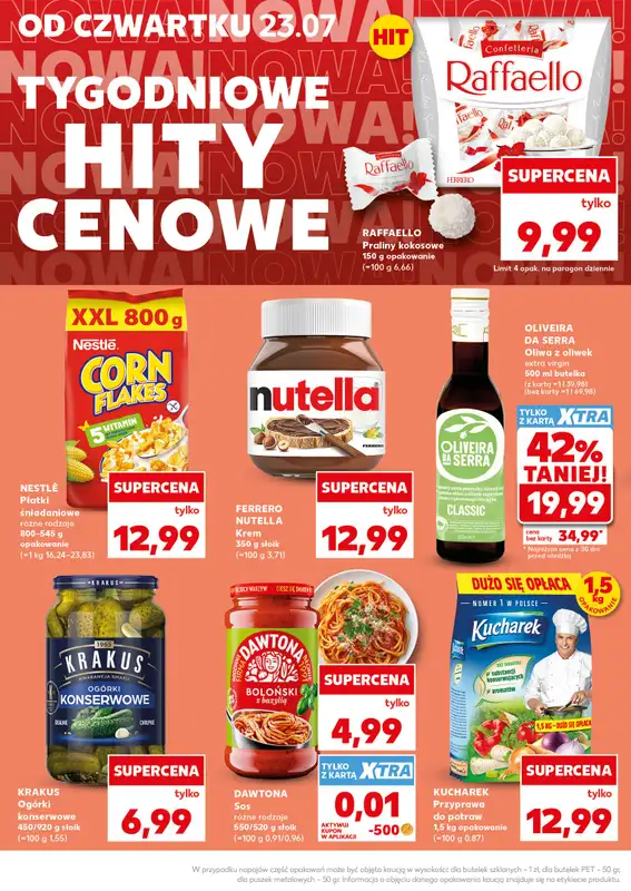 Kaufland - gazetka promocyjna Mocny Start od poniedziałku 27.07 do środy 29.07 - strona 10