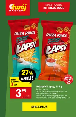 Twój Market - gazetka promocyjna Najlepsze promocje! od czwartku 23.07 do wtorku 28.07 - strona 8