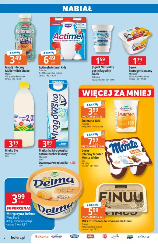 Leclerc - gazetka promocyjna Oferta E.Leclerc   - strona 2