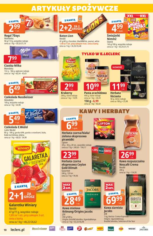 Leclerc - gazetka promocyjna Oferta E.Leclerc od wtorku 28.07 do soboty 08.08 - strona 10