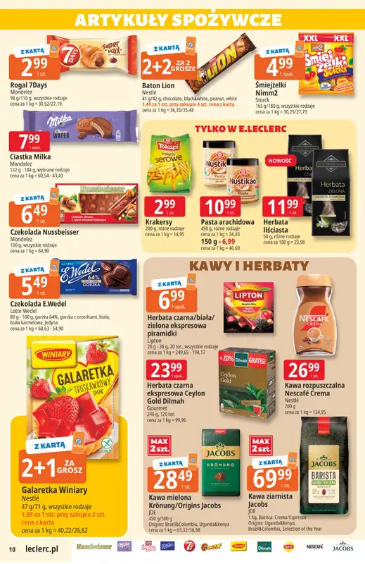 Leclerc - gazetka promocyjna Oferta E.Leclerc od wtorku 28.07 do soboty 08.08 - strona 10