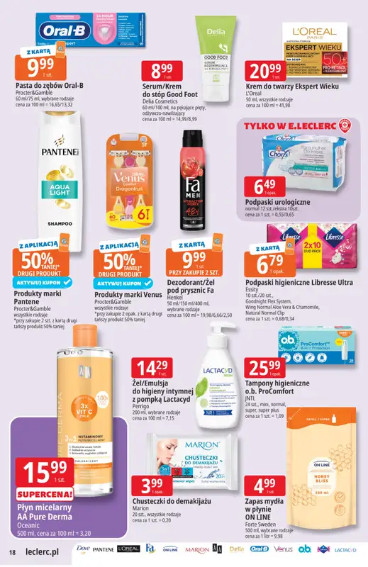 Leclerc - gazetka promocyjna Oferta E.Leclerc od wtorku 28.07 do soboty 08.08 - strona 18
