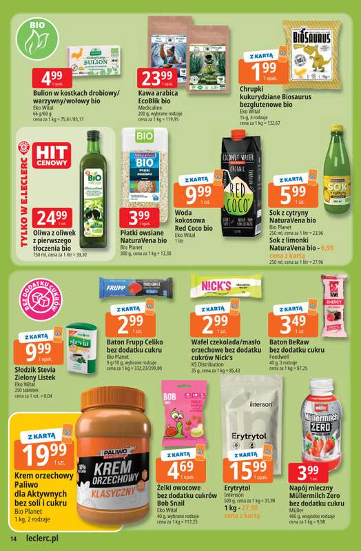 Leclerc - gazetka promocyjna Oferta E.Leclerc od wtorku 28.07 do soboty 08.08 - strona 14