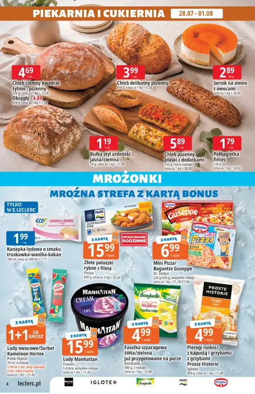 Leclerc - gazetka promocyjna Oferta E.Leclerc od wtorku 28.07 do soboty 08.08 - strona 4