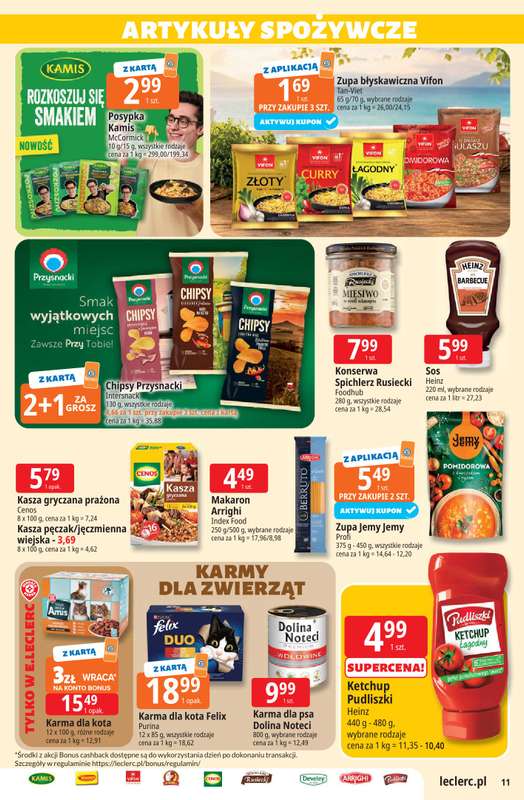 Leclerc - gazetka promocyjna Oferta E.Leclerc od wtorku 28.07 do soboty 08.08 - strona 11