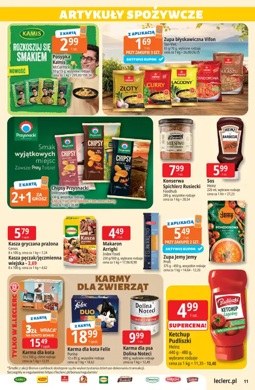 Leclerc - gazetka promocyjna Oferta E.Leclerc od wtorku 28.07 do soboty 08.08 - strona 11