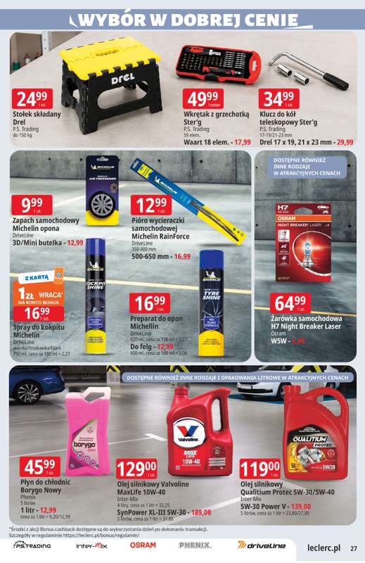 Leclerc - gazetka promocyjna Oferta E.Leclerc od wtorku 28.07 do soboty 08.08 - strona 27