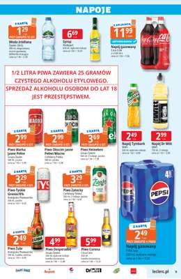Leclerc - gazetka promocyjna Oferta E.Leclerc od wtorku 28.07 do soboty 08.08 - strona 9