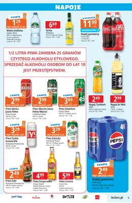 Leclerc - gazetka promocyjna Oferta E.Leclerc od wtorku 28.07 do soboty 08.08 - strona 9