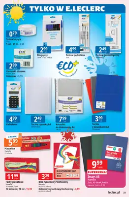 Leclerc - gazetka promocyjna Oferta E.Leclerc od wtorku 28.07 do soboty 08.08 - strona 23