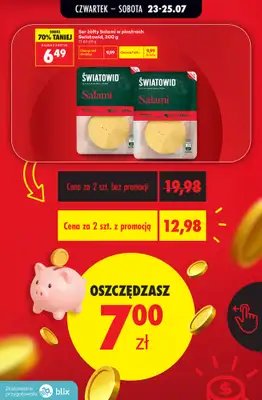 Biedronka - gazetka promocyjna Przeliczamy promocje! od czwartku 23.07 do soboty 25.07 - strona 3