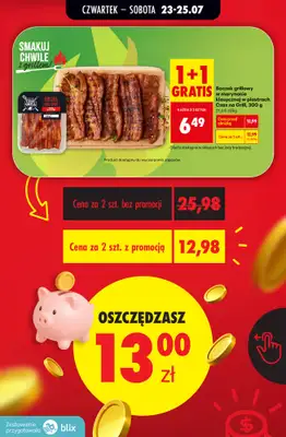 Biedronka - gazetka promocyjna Przeliczamy promocje! od czwartku 23.07 do soboty 25.07