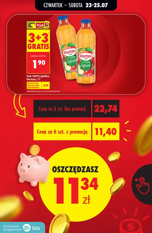 Biedronka - gazetka promocyjna Przeliczamy promocje! od czwartku 23.07 do soboty 25.07 - strona 4
