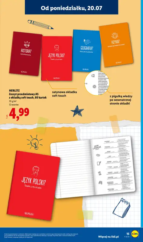 Lidl - gazetka promocyjna Katalog od poniedziałku 20.07 do soboty 25.07 - strona 17