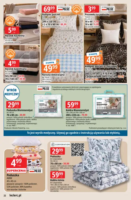 Leclerc - gazetka promocyjna Oferta E.Leclerc od wtorku 28.07 do soboty 08.08 - strona 22