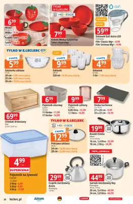 Leclerc - gazetka promocyjna Oferta E.Leclerc od wtorku 28.07 do soboty 08.08 - strona 20