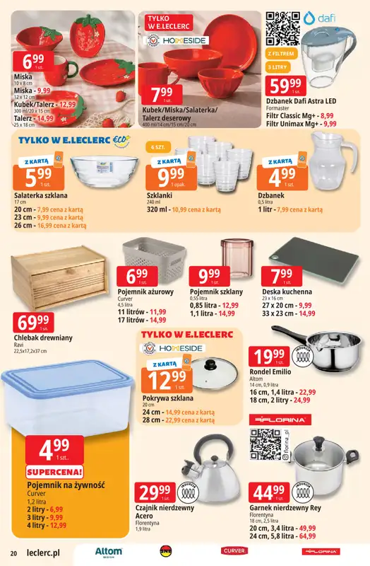 Leclerc - gazetka promocyjna Oferta E.Leclerc od wtorku 28.07 do soboty 08.08 - strona 20