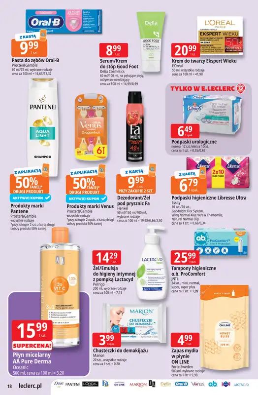 Leclerc - gazetka promocyjna Oferta E.Leclerc od wtorku 28.07 do soboty 08.08 - strona 18