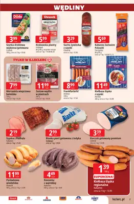 Leclerc - gazetka promocyjna Oferta E.Leclerc od wtorku 28.07 do soboty 08.08 - strona 7