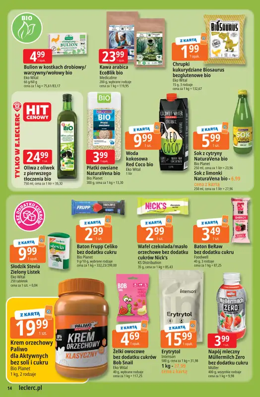 Leclerc - gazetka promocyjna Oferta E.Leclerc od wtorku 28.07 do soboty 08.08 - strona 14