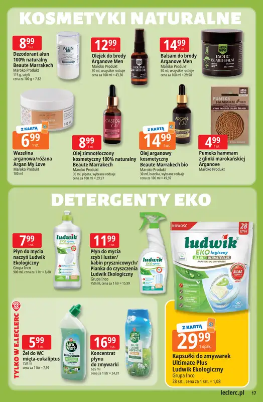 Leclerc - gazetka promocyjna Oferta E.Leclerc od wtorku 28.07 do soboty 08.08 - strona 17