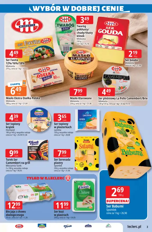Leclerc - gazetka promocyjna Oferta E.Leclerc od wtorku 28.07 do soboty 08.08 - strona 3
