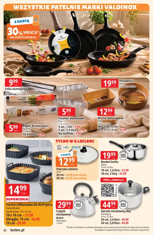 Leclerc - gazetka promocyjna Oferta E.Leclerc od wtorku 28.07 do soboty 08.08 - strona 22