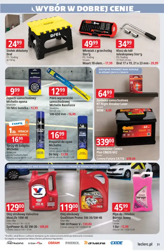 Leclerc - gazetka promocyjna Oferta E.Leclerc od wtorku 28.07 do soboty 08.08 - strona 31