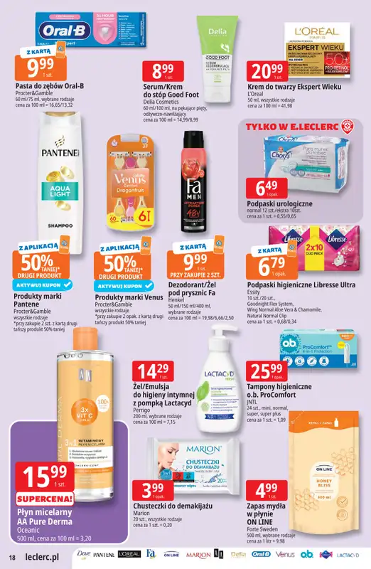 Leclerc - gazetka promocyjna Oferta E.Leclerc od wtorku 28.07 do soboty 08.08 - strona 18