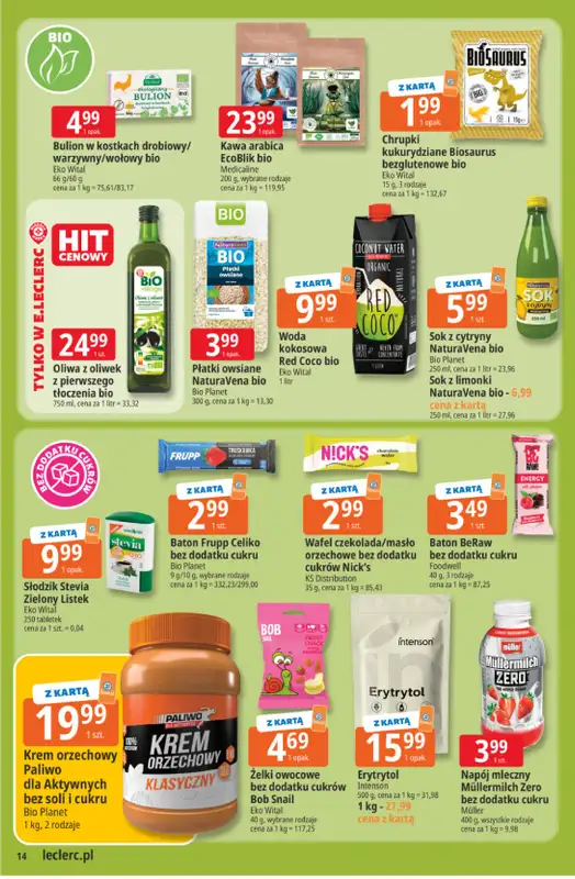 Leclerc - gazetka promocyjna Oferta E.Leclerc od wtorku 28.07 do soboty 08.08 - strona 14