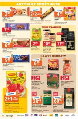 Leclerc - gazetka promocyjna Oferta E.Leclerc od wtorku 28.07 do soboty 08.08 - strona 10