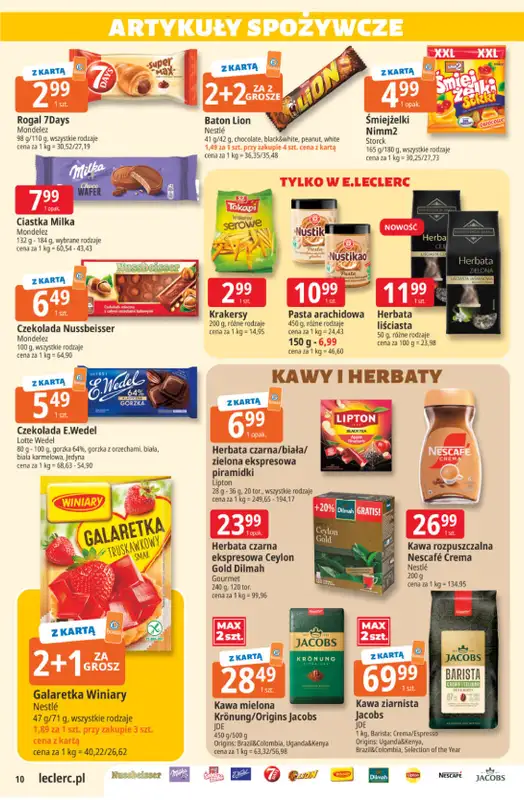 Leclerc - gazetka promocyjna Oferta E.Leclerc od wtorku 28.07 do soboty 08.08 - strona 10