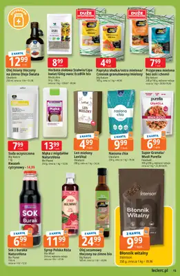 Leclerc - gazetka promocyjna Oferta E.Leclerc od wtorku 28.07 do soboty 08.08 - strona 15
