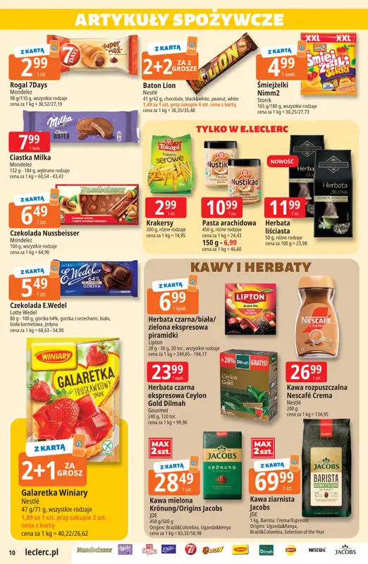Leclerc - gazetka promocyjna Oferta E.Leclerc od wtorku 28.07 do soboty 08.08 - strona 10