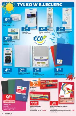 Leclerc - gazetka promocyjna Oferta E.Leclerc od wtorku 28.07 do soboty 08.08 - strona 26