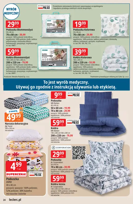 Leclerc - gazetka promocyjna Oferta E.Leclerc od wtorku 28.07 do soboty 08.08 - strona 24