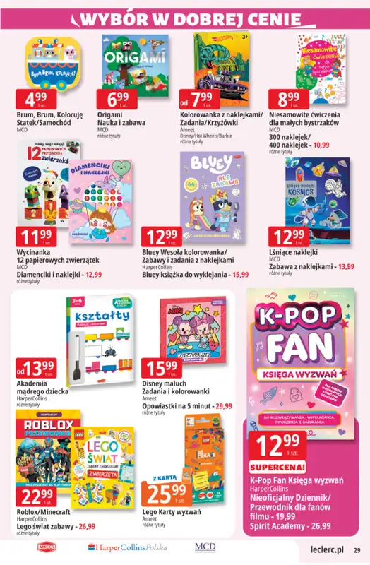 Leclerc - gazetka promocyjna Oferta E.Leclerc od wtorku 28.07 do soboty 08.08 - strona 29