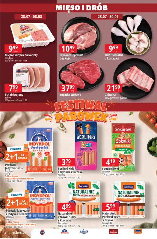 Leclerc - gazetka promocyjna Oferta E.Leclerc od wtorku 28.07 do soboty 08.08 - strona 6