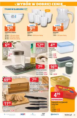 Leclerc - gazetka promocyjna Oferta E.Leclerc od wtorku 28.07 do soboty 08.08 - strona 21