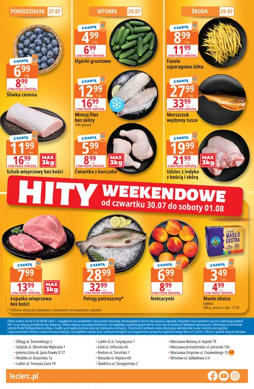 Leclerc - gazetka promocyjna Oferta E.Leclerc od wtorku 28.07 do soboty 08.08 - strona 32