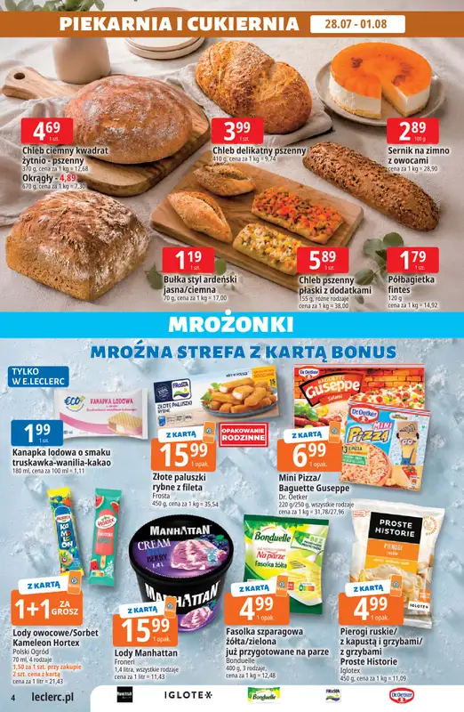 Leclerc - gazetka promocyjna Oferta E.Leclerc od wtorku 28.07 do soboty 08.08 - strona 4