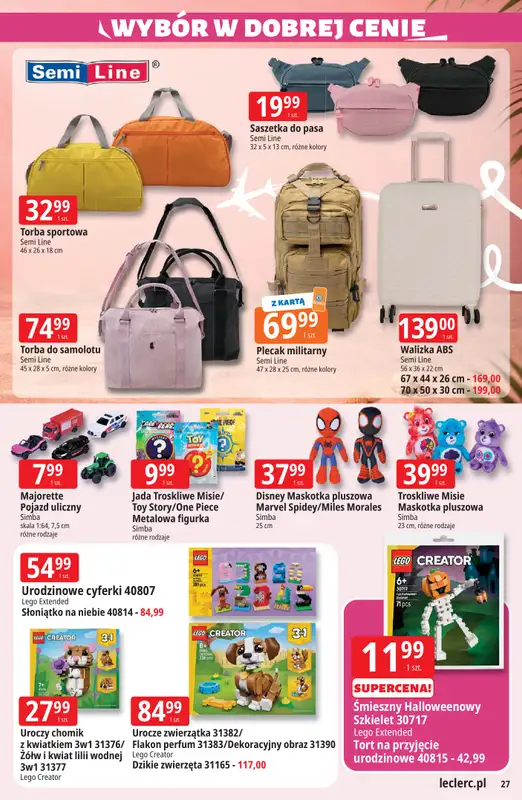 Leclerc - gazetka promocyjna Oferta E.Leclerc od wtorku 28.07 do soboty 08.08 - strona 27